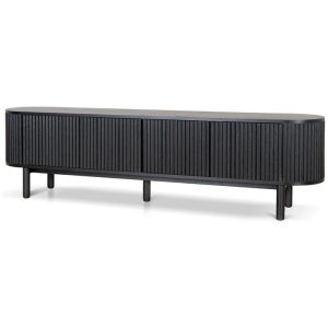 Melita 2m TV Entertainment Unit - Full Black by Interior Secrets - AfterPay Available