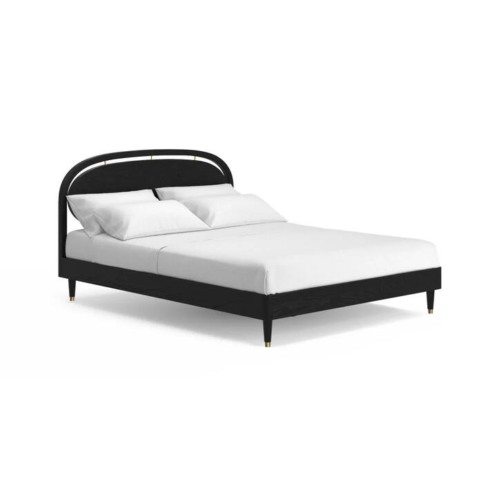 Melody Bed Frame Java Black Queen