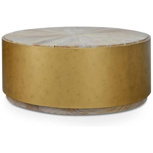 Melvin 1m Round Elm Coffee Table by Interior Secrets - AfterPay Available