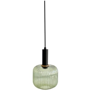 Mendrez Elegant Curved Glass Contour Pendant Light Lamp - Green