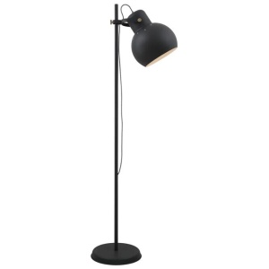 Mento Modern Standing Floor Lamp Light Metal Dark Grey Antique Brass Matte Sand