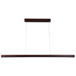 Meya Modern Sleek CCT LED Hanging Pendant Light Lamp Small Walnut