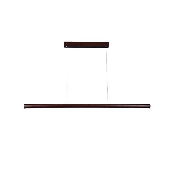 Meya Modern Sleek CCT LED Hanging Pendant Light Lamp Small Walnut