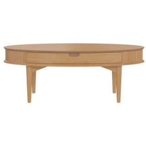 Mia Coffee Table with Drawer Scandi Oak
