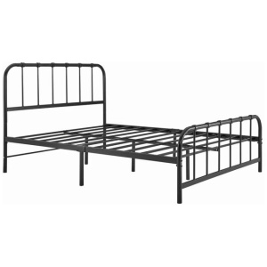 Milan Metal Bed Frame - Black, Single