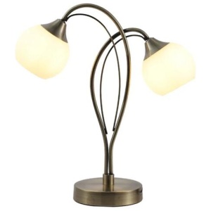 Milan Modern Elegant Table Lamp Desk Light - Antique Brass
