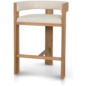 Miles Natural Barstool - Dawn Beige by Interior Secrets - AfterPay Available