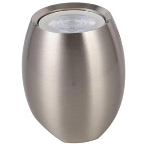 Millie Uplight LED Modern Elegant Table Lamp Desk Light - Satin Chrome