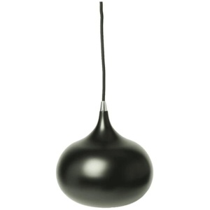 Mini Kirby Inverted Bowl Metal Pendant Light Lamp - Black