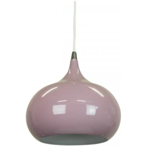 Mini Kirby Inverted Bowl Metal Pendant Light Lamp - Pastel Violet