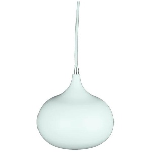 Mini Kirby Inverted Bowl Metal Pendant Light Lamp - White