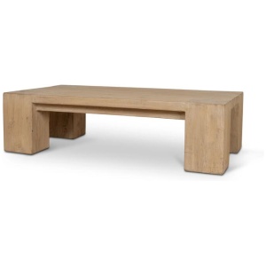 Mirka 1.3m Elm Coffee Table - Natural by Interior Secrets - AfterPay Available