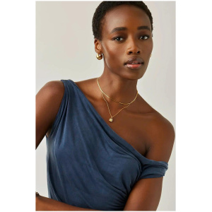 Missoma Eny Lee Parker Flower Drop Necklace Gold