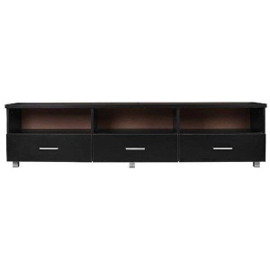 Modern Tech TV Stand Cabinet Entertainment Unit 1.8m - Black
