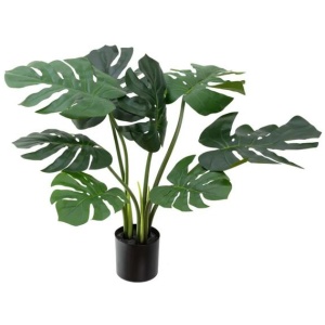 Monstera Vine Artificial Fake Plant Decorative Arrangement 60cm Green