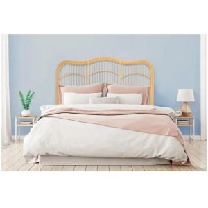 Moria Rattan Eco Friendly Bed Head Headboard King Size - Natural