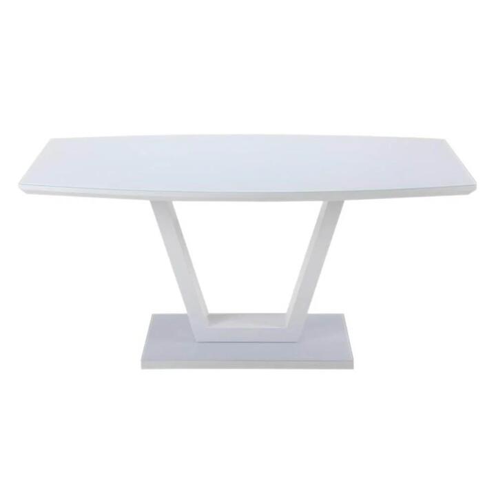 Moskov Rectangular Kitchen Dining Table 160cm - White