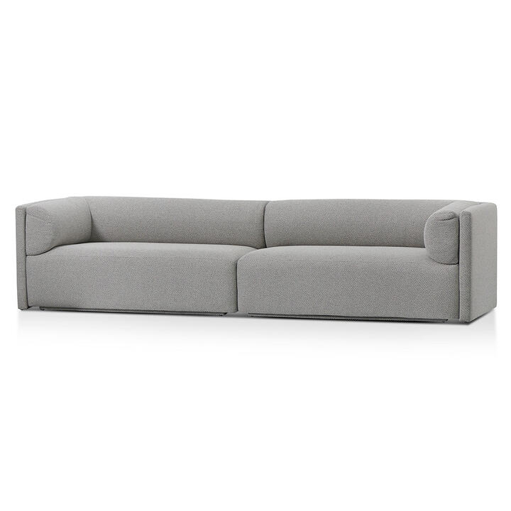 Mullen 4 Seater Fabric Sofa - Grey by Interior Secrets - AfterPay Available