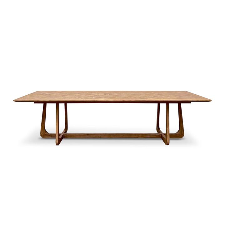 Mullins 3m Oak Dining Table - Natural by Interior Secrets - AfterPay Available
