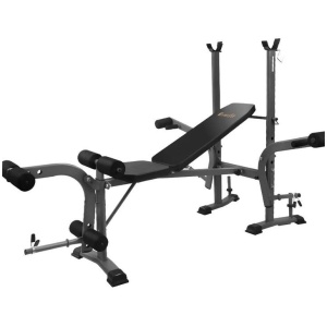 Multi Station Weight Bench Press Fitness Weights Equipment Incline Black