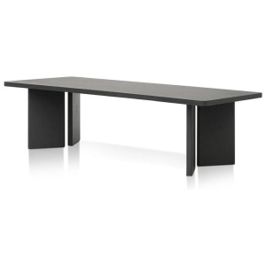 Munoz 3m Elm Dining Table - Full Black by Interior Secrets - AfterPay Available