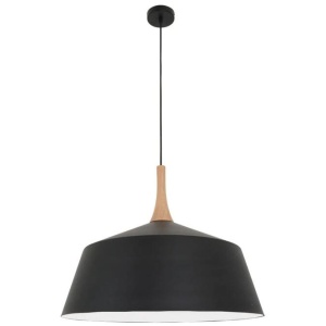 NORDIC Pendant Lamp Light Interior ES Black Large Angled Dome OD560mm