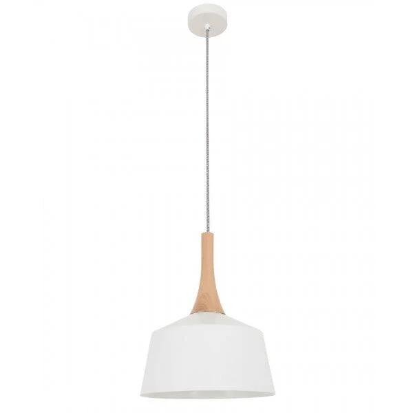 NORDIC Pendant Lamp Light Interior ES White Small Angled Dome OD270mm