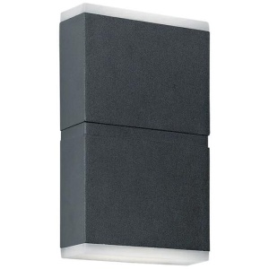 Nariko Modern Wall Lamp Light Polycarbonate Aluminium Frost Titan