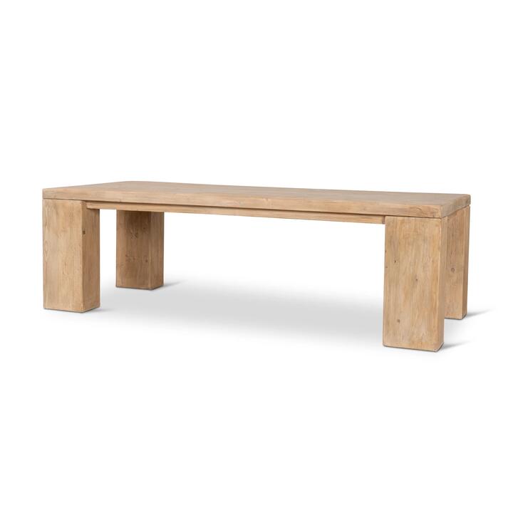 Nasima 3m Elm Dining Table - Natural by Interior Secrets - AfterPay Available