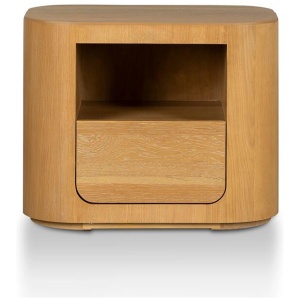 Navin Bedside Table - Dusty Oak by Interior Secrets - AfterPay Available