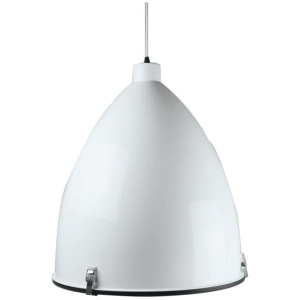 Nelom Classic Industrial Metal Pendant Light Lamp - White