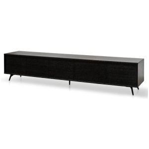 Nelson 2.4m TV Entertainment Unit - Black Oak by Interior Secrets - AfterPay Available
