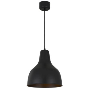 Nesby Contemporary Pendant Hanging Lamp Light Metal Black Satin