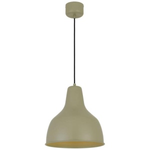 Nesby Contemporary Pendant Hanging Lamp Light Metal Green Satin