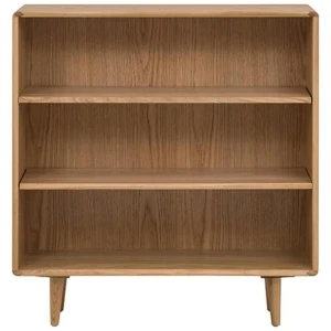Niche 3-Tier Display Bookcase Wooden Storage Shelves - Natural