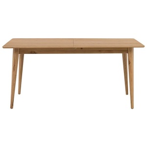 Niche Extension Rectangular Wooden Dining Table - 160-210cm - Natural