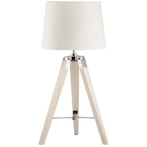 Nicki Classic Tripod Table Lamp - White