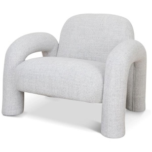 Nico Fabric Armchair - Cloud Grey by Interior Secrets - AfterPay Available