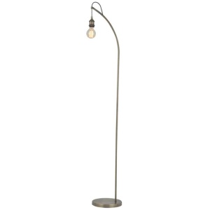 Nico Slim Standing Floor Lamp Drop Light - Antique Brass
