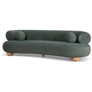Nimbus 3 Seater Sofa - Burnt Green by Interior Secrets - AfterPay Available