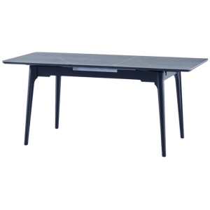Niven Wooden Chinese Ceramic Rectangular Extension Dining Table 140-180cm - Bulgarian Grey