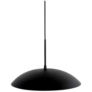 Nobu Rustic Modern Metal Disc Pendant Light Lamp - Black/Gold