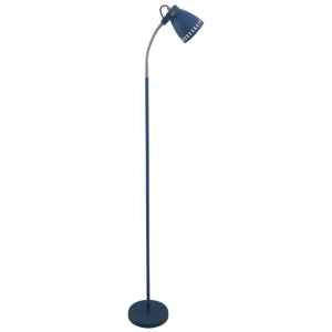 Nova Contemporary Standing Floor Lamp Light Metal Blue