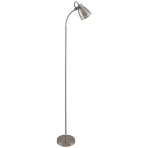 Nova Contemporary Standing Floor Lamp Light Metal Nickel