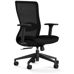 Nova Mesh Back Fabric Seat Executive Computer Office Working Chair Black