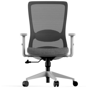 Nova Mesh Back Fabric Seat Executive Computer Office Working Chair Black White