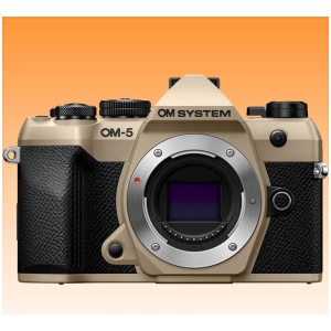 OM SYSTEM OM-5 II Mirrorless Camera - Sand Beige - Brand New