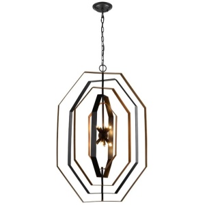 ORBITA Pendant Lamp Light Interior G9x8 Antique Gold Octagon x 5 OD640mm