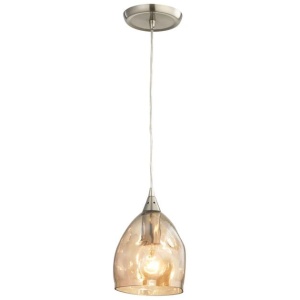 ORDITO Pendant Lamp Light Interior ES Champagne Dimpled Glass Ellipse OD146mm