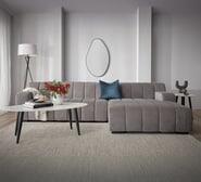 Oakland 2.5 Seater Right Chaise Sofa Grey 2 Seater